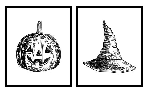 Black And White Free Vintage Halloween Printables