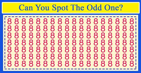 Can You Spot The Odd One Out? - iSpecially