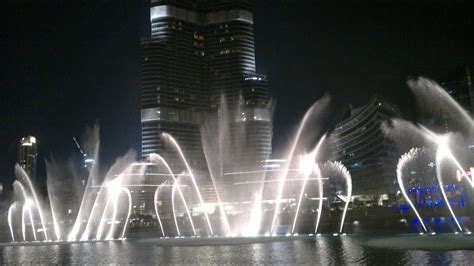 Burj Khalifa & Fountain Show (Night) - YouTube