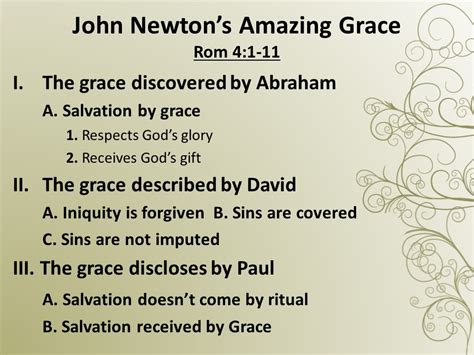 John Newton's Amazing Grace - Pleasant Hill Baptist Church