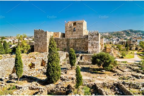 Crusader castle in Byblos, Lebanon | High-Quality Architecture Stock ...