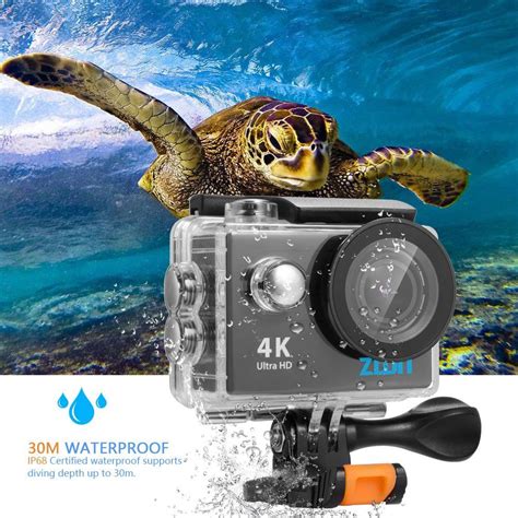 ZWN H9 Action Camera 4K WiFi Ultra HD Waterproof Sport Camera 2 Inch ...