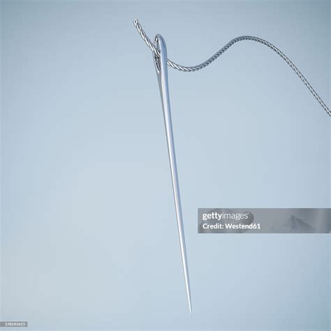 Threading Steel Cable In Needle Eye High-Res Vector Graphic - Getty Images