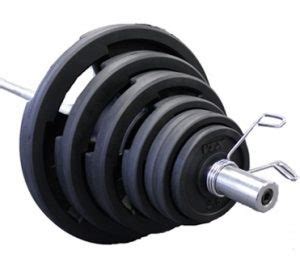 USA/Troy VTX Rubber Olympic 300 lb. Weight Set - Precision Fitness Equipment