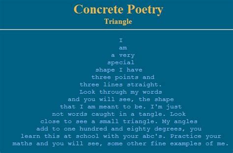 Geometric Literature: Geometric Poetry