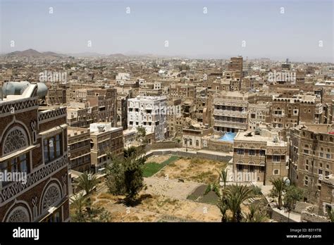 Sanaa the ancient capital city of Yemen Stock Photo - Alamy