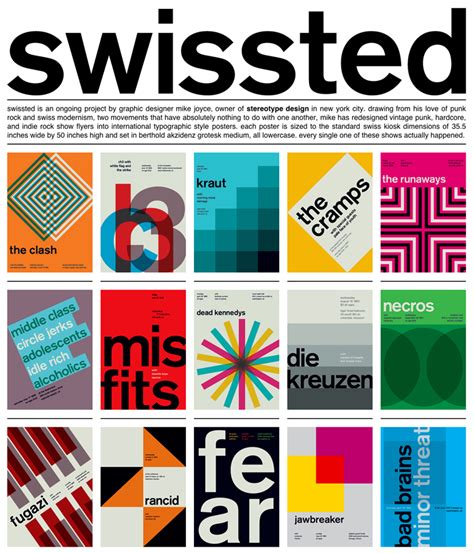 SWISSTED A collection of great Swiss Modern... | Diseño web, Disenos de ...