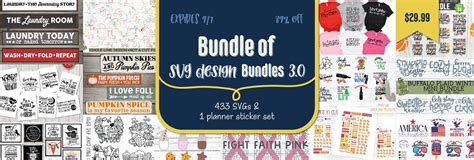 Bundle of SVG Design Bundles 3.0 | So Fontsy