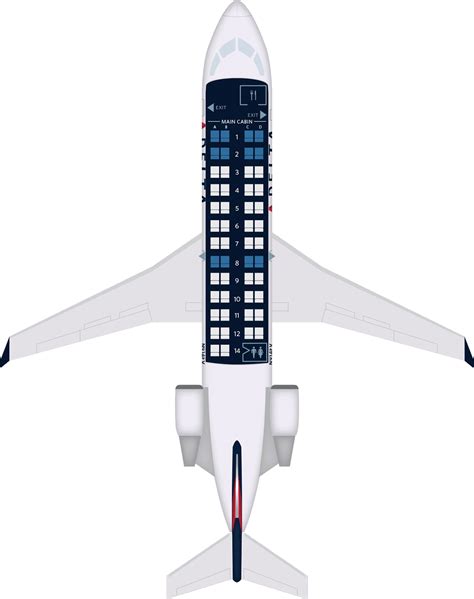 Bombardier CRJ-200 Seat Maps, Specs & Amenities | Delta Air Lines