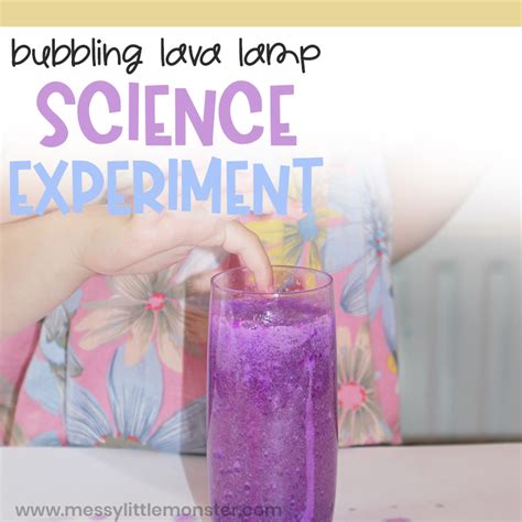 DIY Lava Lamp Science Experiment - Messy Little Monster