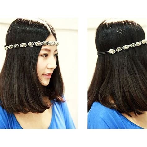 Aliexpress.com : Buy 2pcs Bling Beaded Headband Elastic Retro Stylish Head Band Headdress from ...