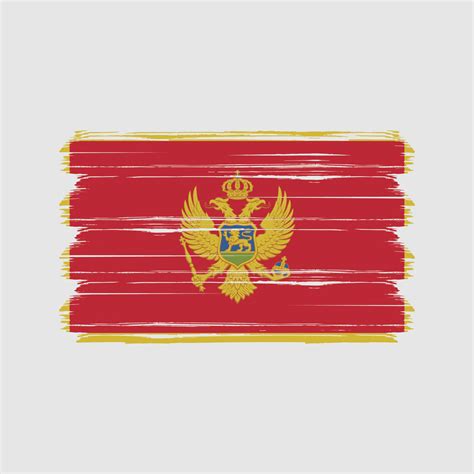 Montenegro Flag Vector. National Flag 11246623 Vector Art at Vecteezy