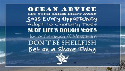 Ocean Advice - Rules of Life while living at the beach • Waterfront ...