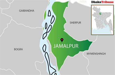 a map showing the location of jamalpur in india and where it is located