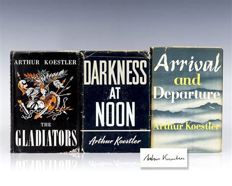 Darkness At Noon Arthur Koestler First Edition Signed