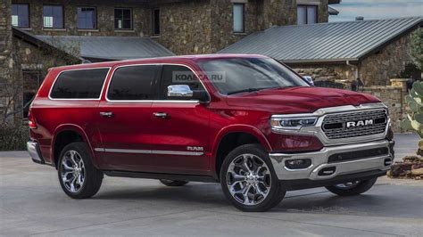 Ram SUV Fan Renderings Reveal A Handsome Full-Size People Mover