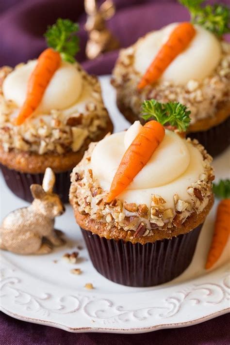 Carrot Cake Cupcakes with Cream Cheese Frosting - Cooking Classy