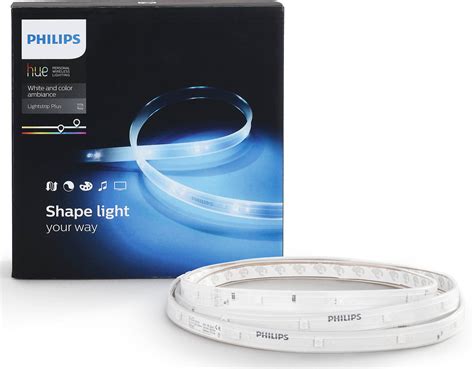 Philips Hue LightStrip Plus Second-generation LED light strip for Hue smart lighting systems at ...