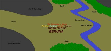 The Chronicles of Narnia: Battle of Beruna Map by Through-the-movies on DeviantArt