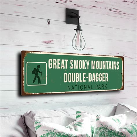 Great Smokey Mountains National Park Sign | Great Smokey Mountains Park Signs | US National Park ...