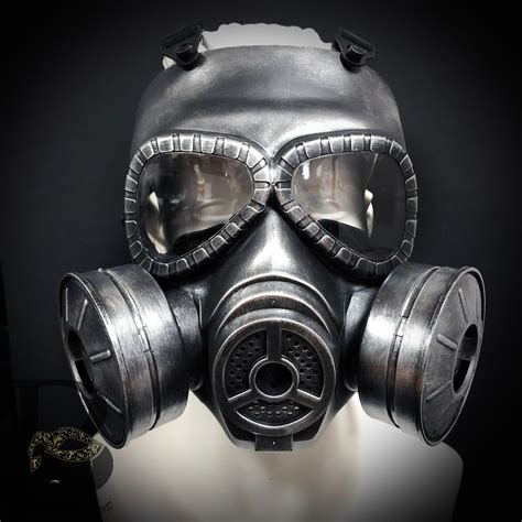 Steampunk Respirator Cosplay Gas Mask Jaw Mouth Spike Masquerade ...