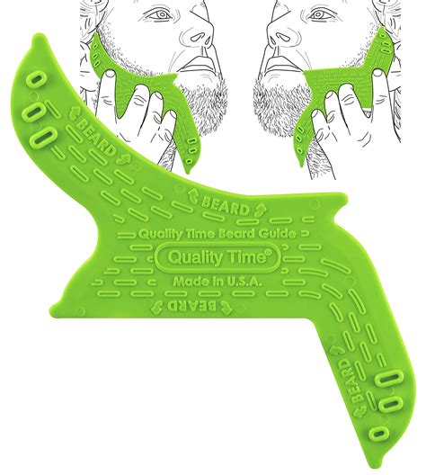 Buy Quality Time Beard Shaping Tool Guide; Flexible Beard Tool Kit, Do-it-Yourself, Innovative ...