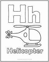 Alphabet Letter “H” Coloring Page  Print It Free sketch template