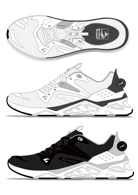 Footwear Design from VITRO of KOREA sports brand Sneakers Sketch ...