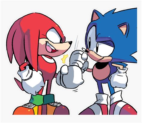 Sonic X Sonic Vs Knuckles - Onze Wallpaper