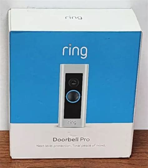 RING VIDEO DOORBELL Pro Smart Wi-Fi Hardwired Satin Nickel NEW OPEN BOX! $76.95 - PicClick