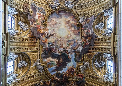 Beautiful Frescos On Ceiling Of Church Photograph by Starcevic - Pixels