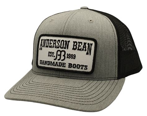 Red Dirt Hat Co Anderson Bean – Heather Grey / Black Snap Back Trucker ...