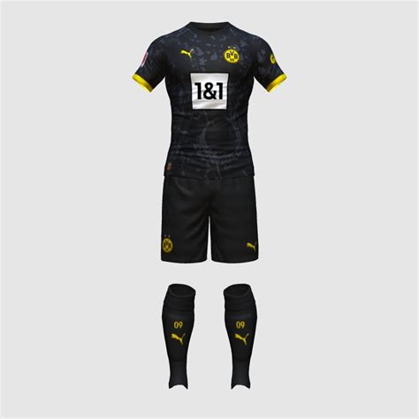 Borussia Dortmund Away 2023-24 - FIFA 23 Kit Creator Showcase