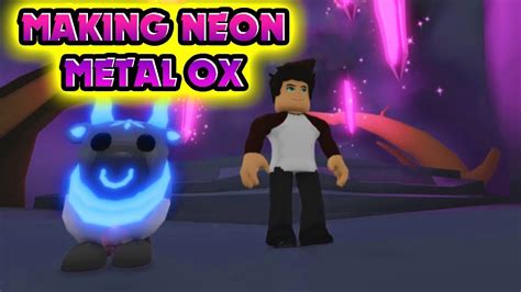 Making Neon Metal Ox *LEGENDARY* Roblox Adopt Me - YouTube