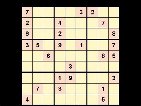 New York Times - Sudoku Hard December 5, 2018 - YouTube