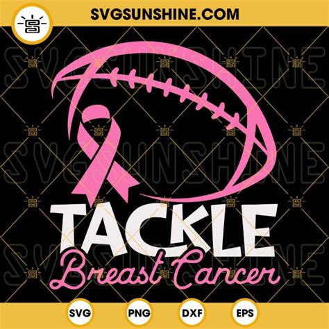 Football Helmet Breast Cancer SVG, In October We Wear Pink SVG ...