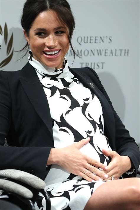 Meghan Markle Jokes About Her Baby Kicking in the Most Empowering Way