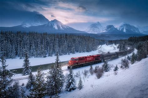 1920x1080px, 1080P free download | Vehicles, Train, Banff National Park ...