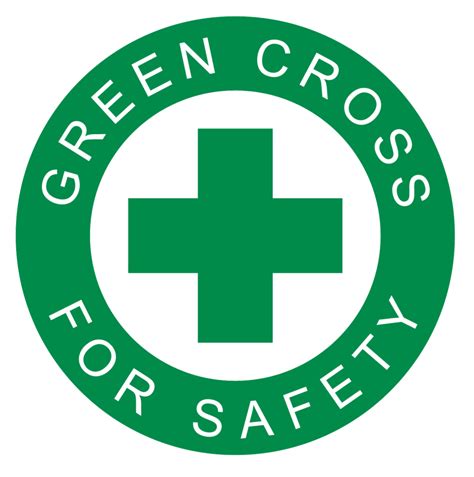 Green Cross for Safety Logo - LogoDix