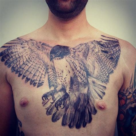 samantha mancino | Hawk tattoo, Tattoos, Chest tattoo