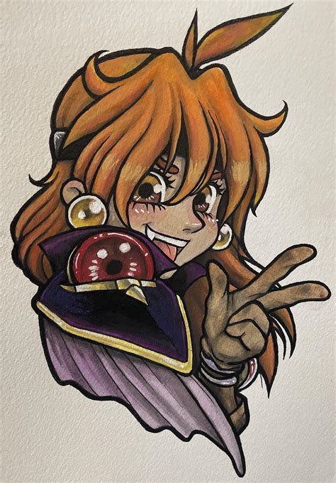 Finished my drawing of my favorite sorcerer Lina Inverse! : r/SlayerS