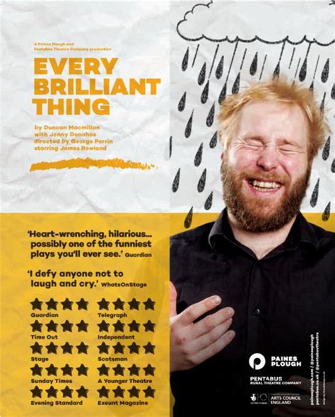 Every Brilliant Thing: Returning from its Off-Broadway run, this ...