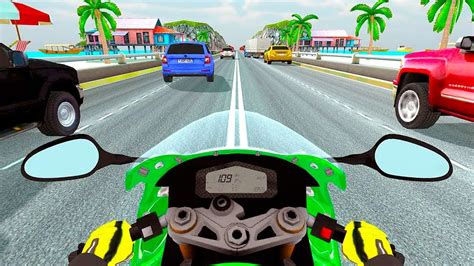 Highway Traffic Rider - 3D Bike Racing - Gameplay Android game - YouTube