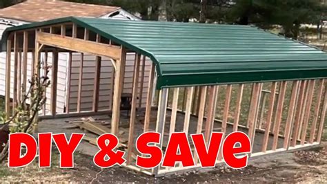 Metal Carport Ideas / How To Enclose A Metal Carport / Review ...