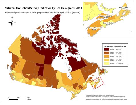 High-school graduation rates in canada : r/MapPorn