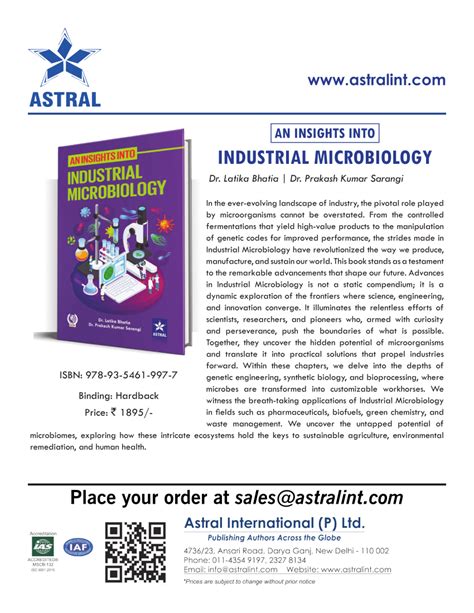 (PDF) INDUSTRIAL MICROBIOLOGY