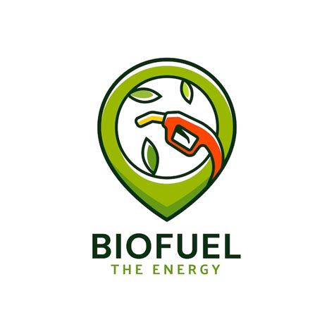 Free Vector | Hand drawn biofuel logo template