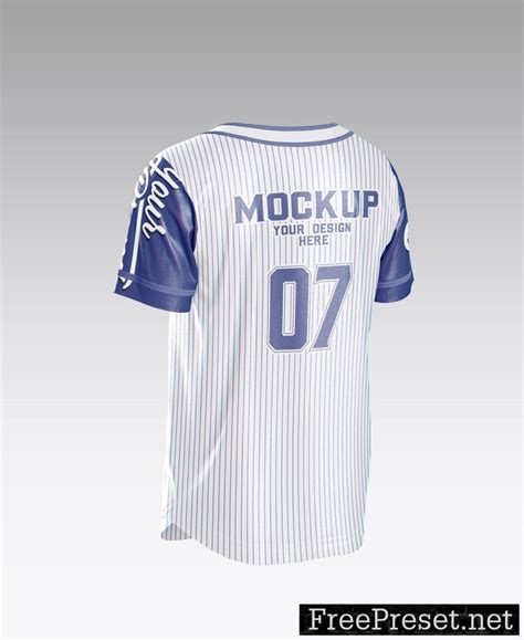 Baseball Jersey Mockup PJEKBL7