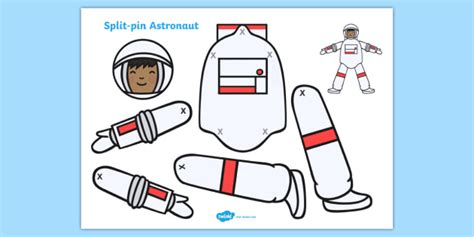 Printable Astronaut Cut Out Template