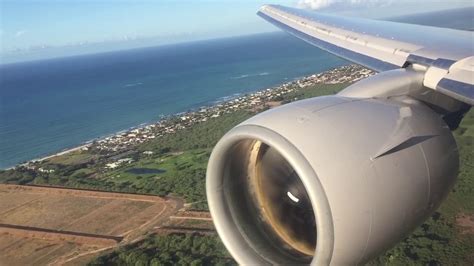 United B777-200 Landing in Honolulu - YouTube